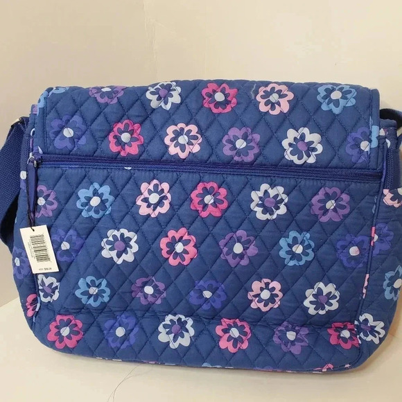Vera Bradley Ellie Flowers Messenger Bag New with Tags - Picture 6 of 14